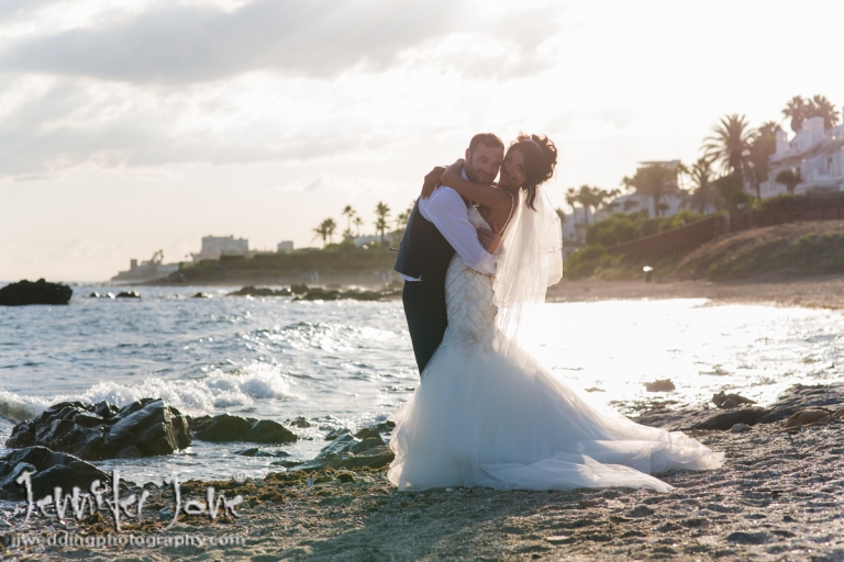 wedding beach shoot el ocean mijas costa