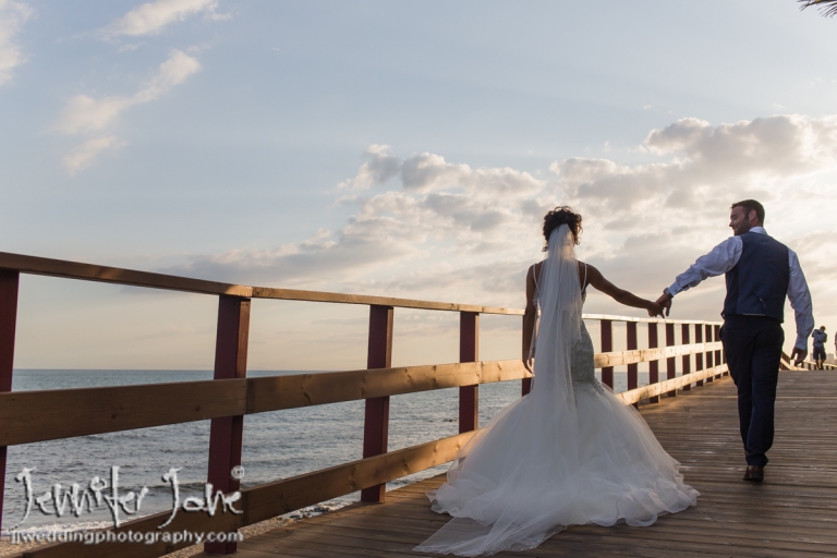 wedding beach shoot el ocean mijas costa